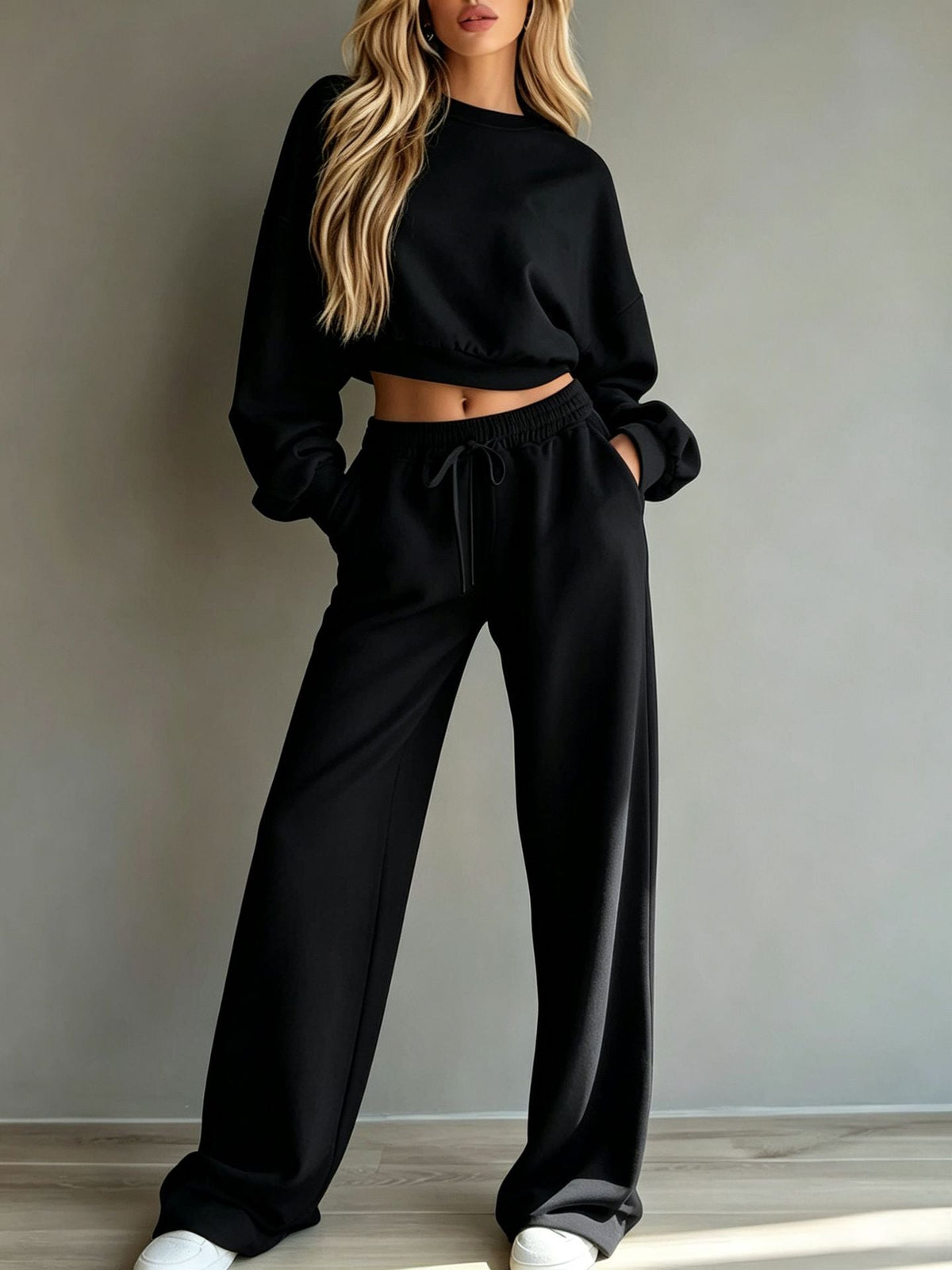 Ensemble Sweat à Capuche & Pantalon Large Confort