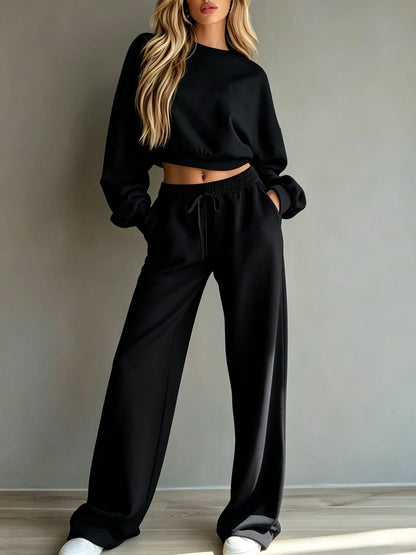 Ensemble Sweat à Capuche & Pantalon Large Confort