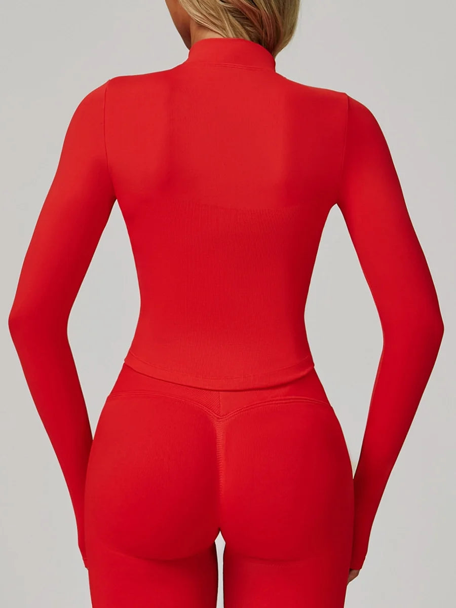 Veste de Yoga Zippée Seconde Peau