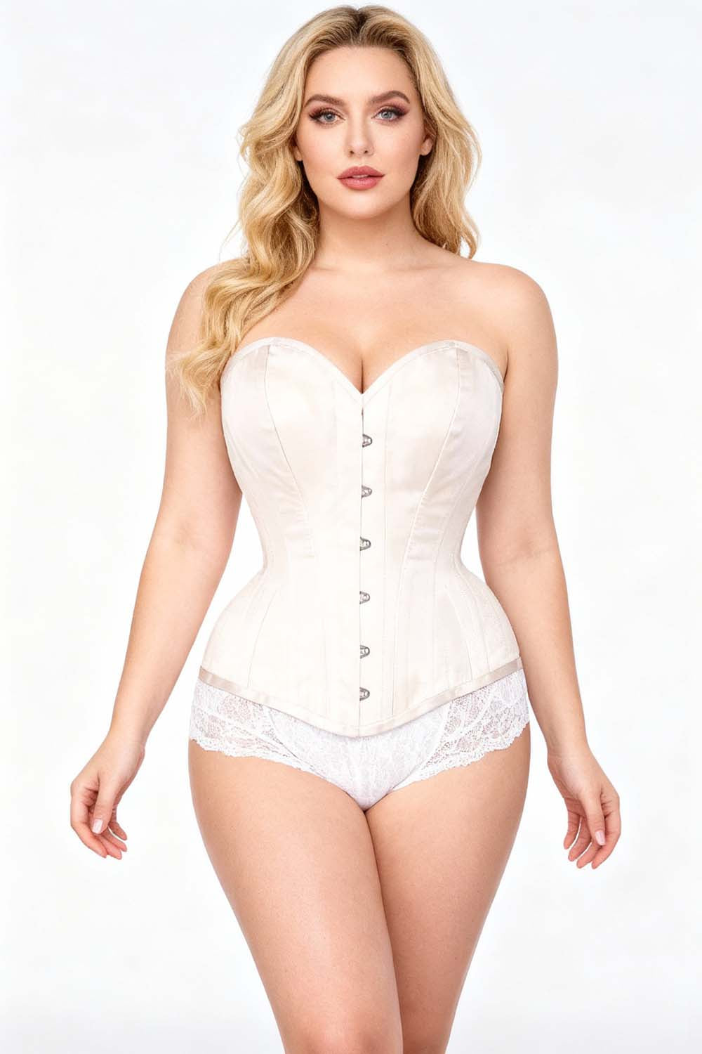 Corset Overbust Coton Taille Cintrée