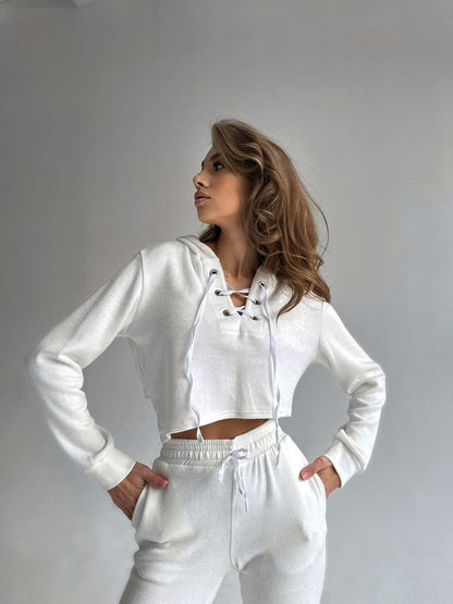 white stylish tracksuit women UK