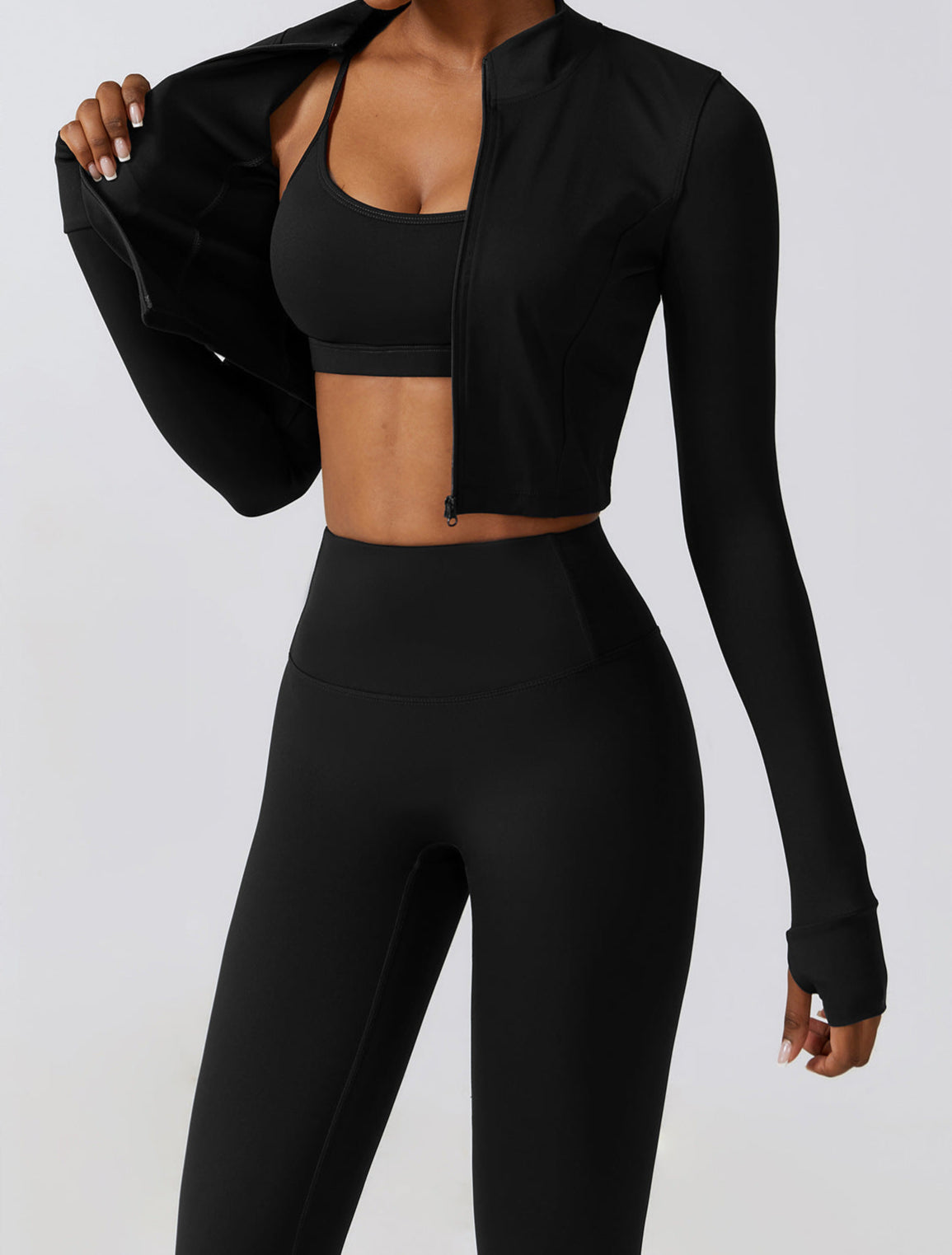 Ensemble Veste, Brassière & Legging Sport