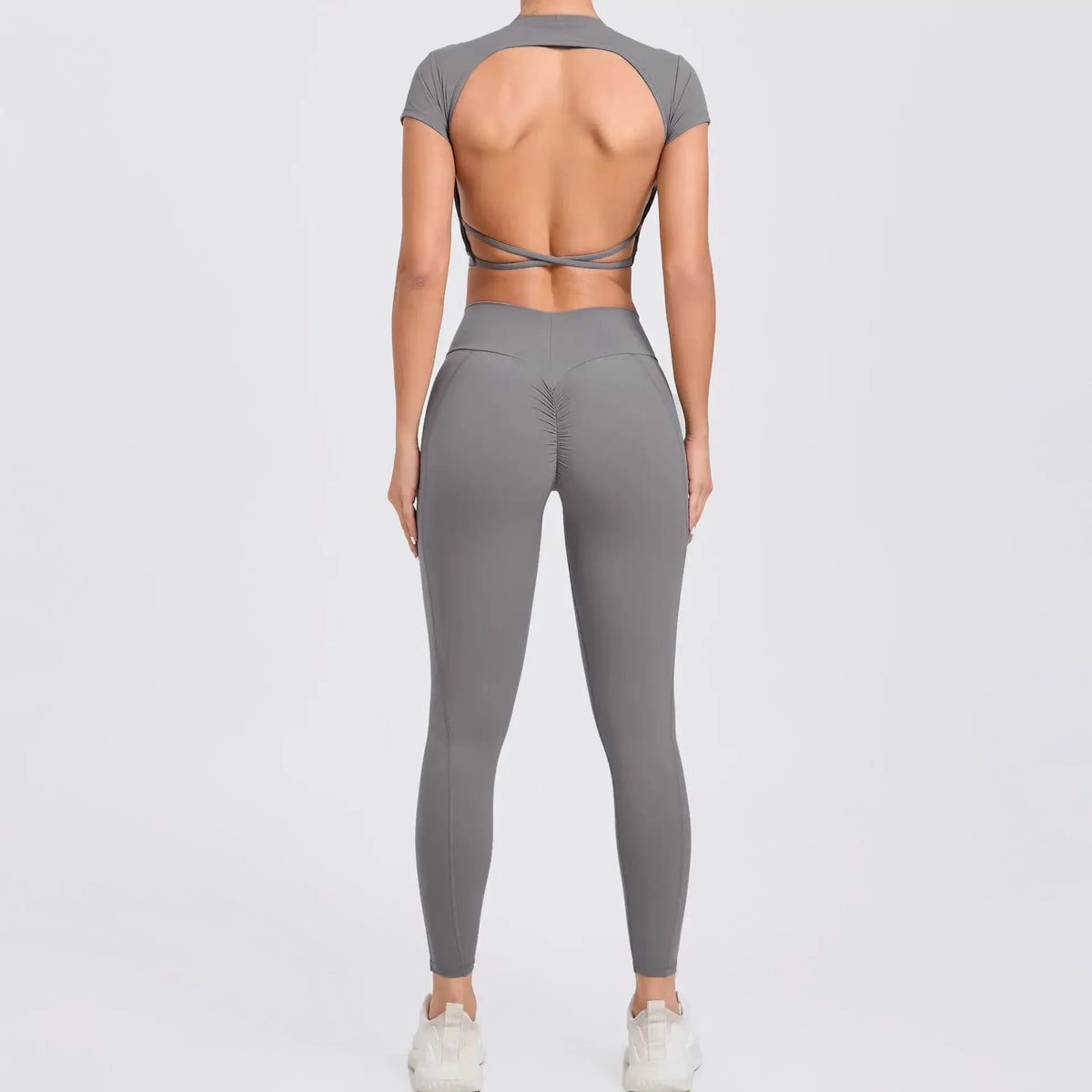 Ensemble Sport Dos Croisé 2 Pièces - Brassière & Short