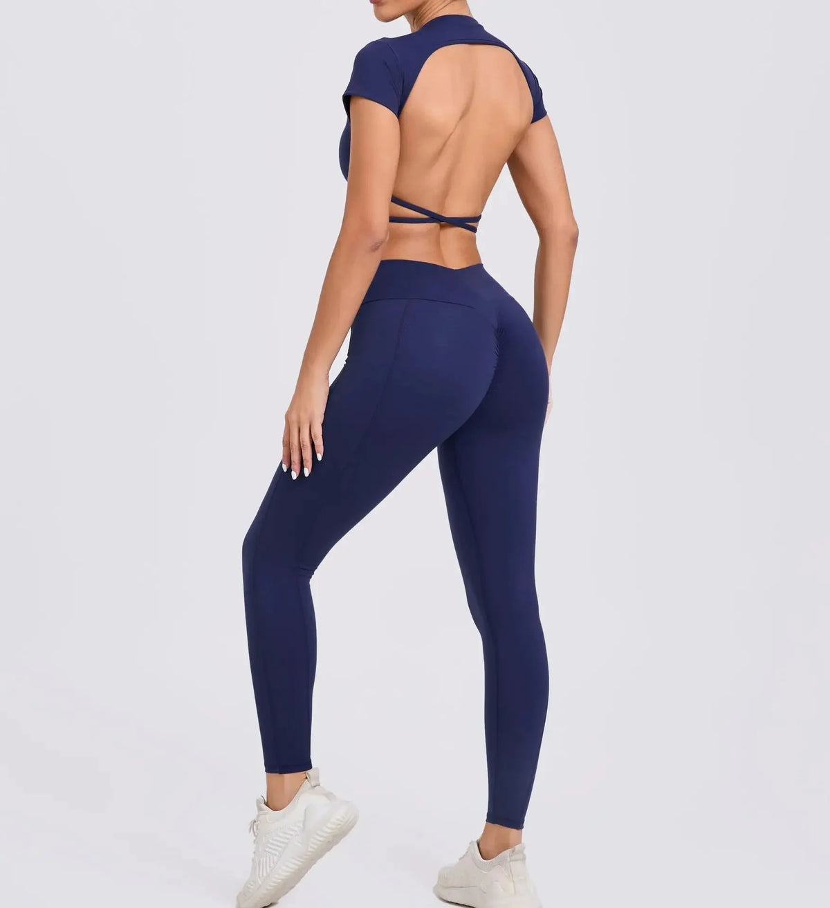 Ensemble Sport Dos Croisé 2 Pièces - Brassière & Short