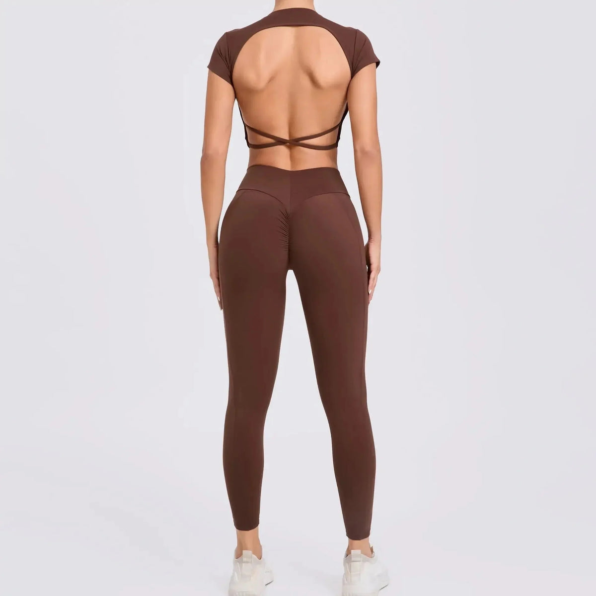 Ensemble Sport Dos Croisé 2 Pièces - Brassière & Short